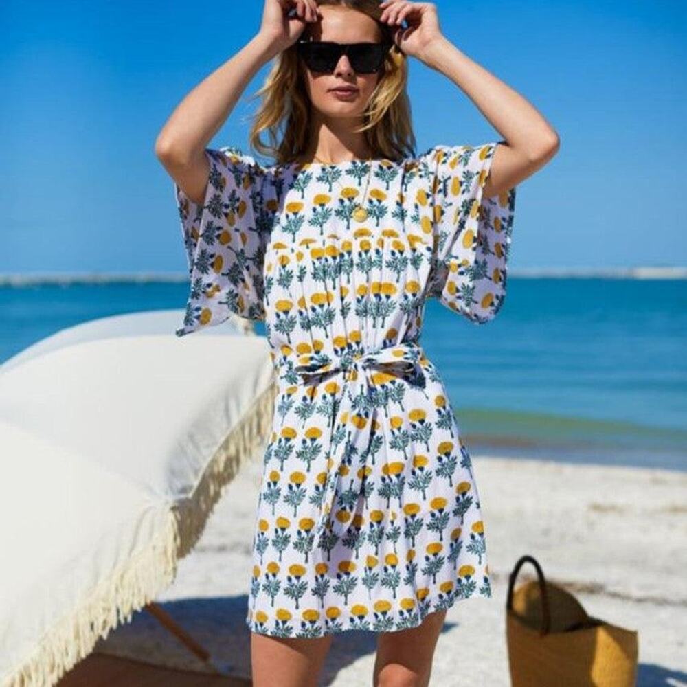 Emerson Fry India Collection Basalie Big Marigold Dress Large Organic